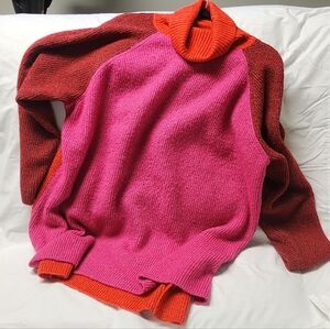 Lane Bryant, tri-color sweater, 22/24